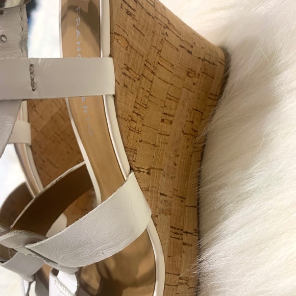 Franco Sarto White Women Sandals - Picture 5 of 11